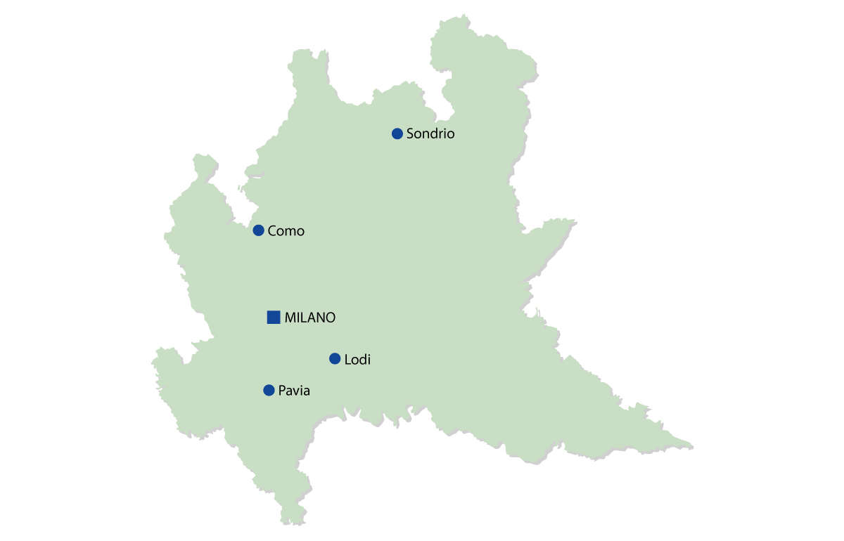 Le nostre sedi in Lombardia
